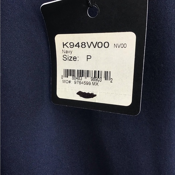 NWT St. John navy mock turtleneck petite - Picture 2 of 4